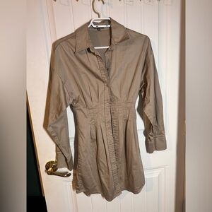 Dynamite XS dress shirt dress
